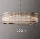 GobekUsa Gold Double Layer Ring Crystal Pendant Light for Bedroom Dining Living Room