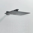 GobekUsa Digital Display Shower Faucet Set with Rainfall Head and Bathtub Spout