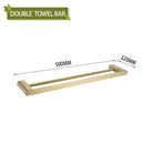 GobekUsa Bathroom Accessories Set: Towel Strip, Track, Holder, Rack, Hook, Dish, Toilet