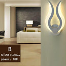 GobekUsa Acrylic LED Wall Light Modern Creative Background Sconce for Home Living Room Bedroom