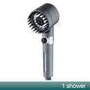 GobekUsa 3-Mode High Pressure Handheld Shower Head with Stop Button - Bathroom Spray Nozzle