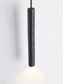 GobekUsa Black Stone Tube LED Chandelier for Bedroom Lighting