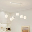 GobekUsa French White Pendant Chandelier Light Set with E27 Bulb for Elegant Décor