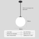 GobekUsa Glass Ball Pendant Lights: Elegant Globe Hanging Lamps for Home, Restaurant & Bar.
