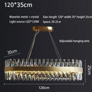GobekUsa Brushed Gold Rings Crystal Chandelier Ceiling Lamp