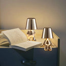 GobekUsa LED Golden Boy Table Lamp | Rechargeable Resin Night Light for Bedroom Decor