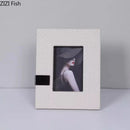 GobekUsa Leather Photo Frame | Modern Design Picture Frame Bedside Table & Desk Décor