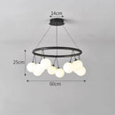 GobekUsa Glass Art Chandelier for Living Room, Children's Room, Bedroom, Dining Room
