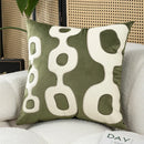GobekUsa Embroidered Patchwork Cushion Cover 45*45 for Elegant Living Room Decor