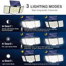 GobekUsa 348 LED Solar Super Bright Motion Sensor Light with 3 Modes