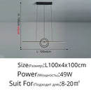GobekUsa LED Ceiling Chandelier: Modern Minimalist Kitchen Dining Table Lighting
