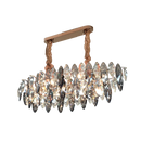 GobekUsa Crystal Dimmable LED Pendant Lights: Modern Indoor Artistic Hanging Lamps