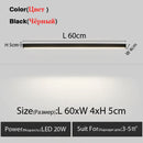 GobekUsa LED Linear Ceiling Lamp for Living Room, Dining Room, Bedroom - Minimalist Design