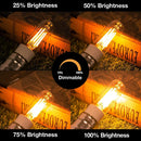 GobekUsa Gold Tint Tubular LED Bulb E12 E14 Candelabra Dimmable 4W T25 T6