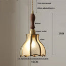 GobekUsa Colorful Glass Tiffany Style LED Pendant Lamp, Modern Hanging Light Fixture