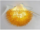 GobekUsa Gold Bird Nest LED Wall Lamp Modern Home Decoration Wall Sconce