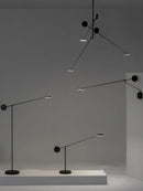 GobekUsa Adjustable Swing Arm Black Wall Lamp for Bedroom & Study Room