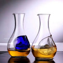 GobekUsa Crystal Glass Wine Decanter & Sake Glass Set- Hamster Nest Design