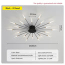 GobekUsa Acrylic Sunflower Ceiling Lamp in Brushed Antique Gold