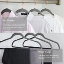 GobekUsa 45CM Flocking Hanger: Non-Slip Velvet Trousers Rack for Clothing Store