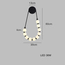 GobekUsa LED Fancy Necklace Wall Lamp for Bedside & Living Room
