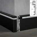 GobekUsa LED Skirting Profile: Hidden Corner Recessed Aluminum Baseboard Light Strip