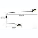 GobekUsa Industrial Nordic Wall Lamp for Bedroom, Living Room LED Fixture