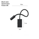 GobekUsa 3W LED Wall Spot Light with On/Off Switch, Flexible Desk Reading Lamp