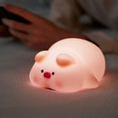 GobekUsa Animal Silicone Night Light USB Rechargeable Timer Baby Kids Bedside Lamp