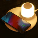 GobekUsa LED Light Wireless Charger Table Lamp for iPhone Samsung Huawei - Wireless Charging Pad