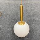 GobekUsa Glass Ball LED Pendant Chandelier for Bedroom Dining Room Kitchen Island