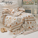 GobekUsa Boho Geometric Pattern Summer Blanket