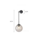 GobekUsa Glass Ball Wall Lamps for Bedroom, Staircase, Corridor - Modern Nordic Design