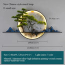 GobekUsa Landscape Mural Sconces Lamp LED for Home Living Bedroom
