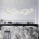 GobekUsa Crystal Chandelier Pendant Light for Living Room Dining Room Ceiling Lighting