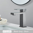 GobekUsa Gold Stainless Steel Bathroom Basin Faucet Mixer Deck Mounted