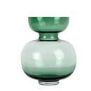 GobekUsa Green Gourd Vase: Round Geometric Circle Terrarium for Home Decor