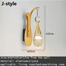 GobekUsa Crystal LED Wall Sconce for Elegant Home Décor