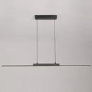 Minimalist Black Linear Aluminum Pendant Light