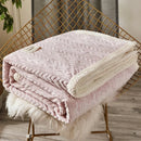 GobekUsa Coral Fleece Flannel Blanket: Cozy Single/Queen Size Little Quilt - Winter Office/Dorm Warmth