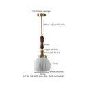GobekUsa Ceramic LED Hanging Pendant Light - Modern Nordic Design for Home Decor