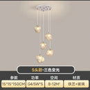 GobekUsa Cube Chandelier Pendant Lights for Restaurant Loft Stairwell Bedroom Art Décor