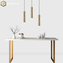 GobekUsa Golden LED Chandelier for Modern Minimalist Living Room, Bedroom, Dining Room