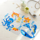 GobekUsa Cartoon Non-Slip Bathroom Mat with Suction Cup for Child Bathtub Eco-Friendly
