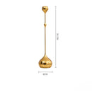 GobekUsa Gold Geometric Water Drop Candlestick Holder Desktop Storage Wedding Centerpieces