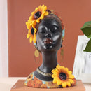 GobekUsa African Beauty Figurines: Modern Art Crafts for Home & Office Decor