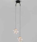 GobekUsa Double Glass Ball Pendant Light Fixture for Bedroom Ceiling Lighting