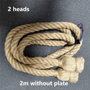 GobekUsa Hemp Rope Pendant Lights Retro Loft Industrial Hanging Lamp for Living Room Home Decor