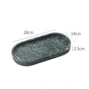 GobekUsa Calacatta Marble Vanity Tray for Perfume Candles Jewelry Luxury Home Decor