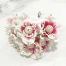 GobekUsa 200pcs Mixed Rose Red Flower Cherry Stamen Berries Bundle for DIY Decor